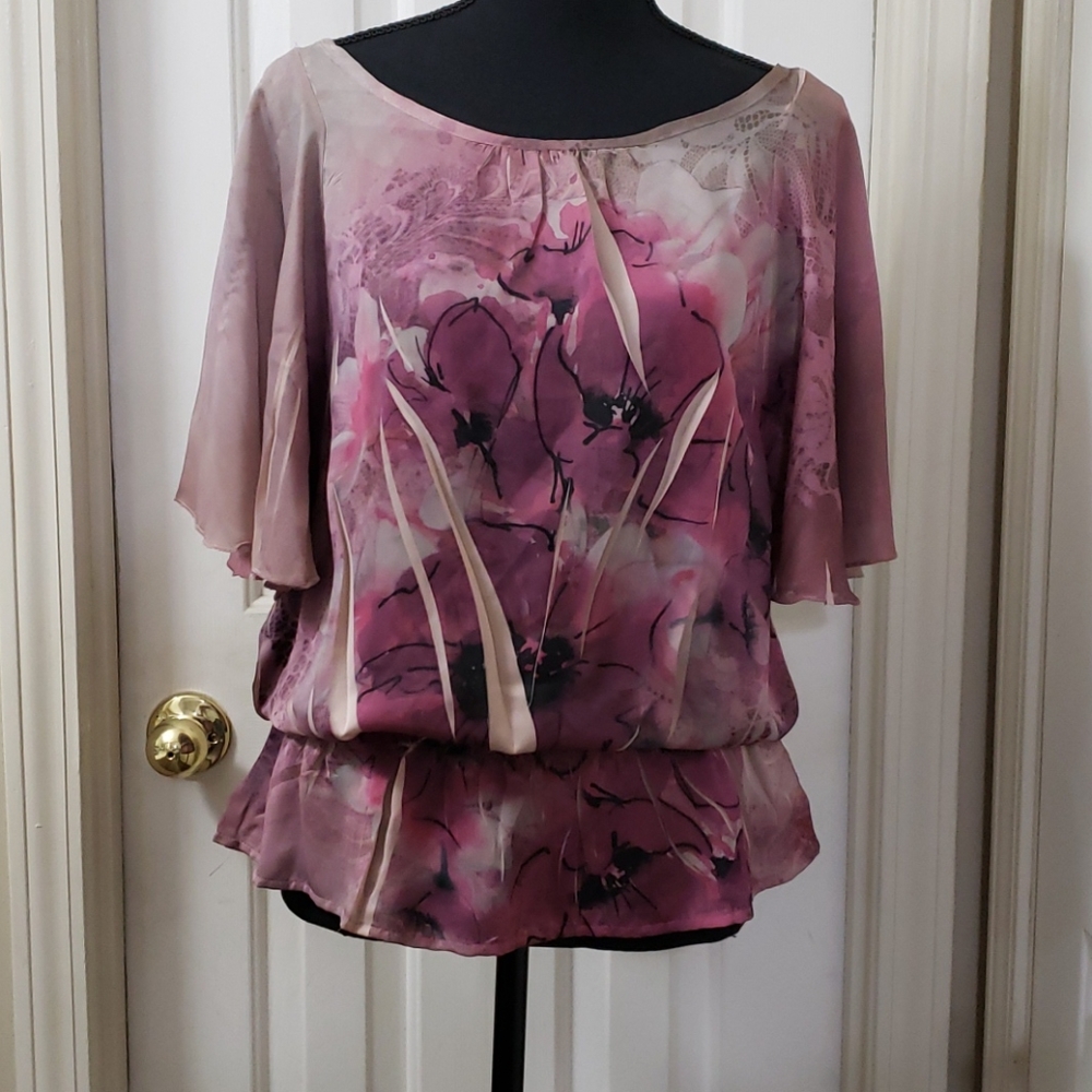 Chic Fred David Multi-Colored Blouse
